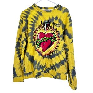 Forsaken harmony graphic print crewneck sweatshirt